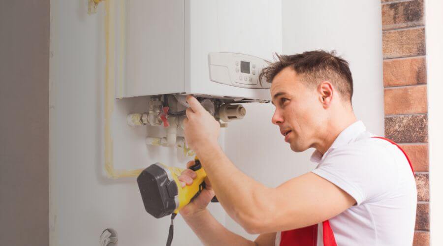 Local tankless water heater installation in Huntsburg, OH